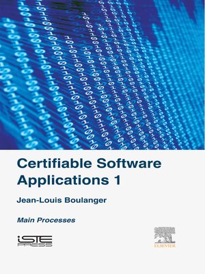 cover image of Certifiable Software Applications 1